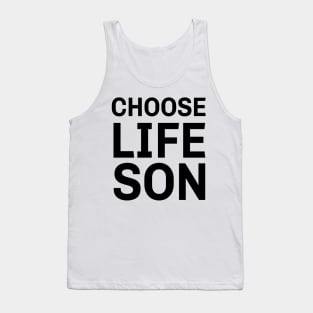 Rush - Choose Lifeson - Wham Style - Black Text Tank Top